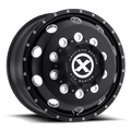 ATX - AO400 BAJA - Black - Gloss Black Milled - 22.5" x 9", 152 Offset, 10x285.75 (Bolt Pattern), 220.1mm HUB