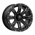 MSA Offroad Wheels - M42 BOUNTY - Black - SATIN BLACK MILLED - 14" x 7", 10 Offset, 4x156 (Bolt Pattern), 132mm HUB