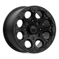 MSA Offroad Wheels - M44 CANNON BEADLOCK - Black - SATIN BLACK - 14" x 7", 10 Offset, 4x156 (Bolt Pattern), 132mm HUB