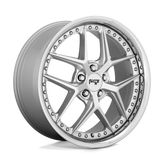 Niche - M225 VICE - Silver - MATTE SILVER - 20" x 10.5", 35 Offset, 5x120 (Bolt Pattern), 72.6mm HUB