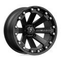 MSA Offroad Wheels - M20 KORE - Black - SATIN BLACK - 14" x 7", -52 Offset, 4x110 (Bolt Pattern), 86mm HUB