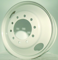 RTX Wheels - Steel Wheel - White - White - 24" x 8.25", 168 Offset, 10x285.75 (Bolt Pattern), 220mm HUB