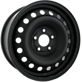 Envy Wheels - NX4 STEEL WHEEL - Black - FLAT BLACK - 17" x 6.5", 40 Offset, 5x120 (Bolt Pattern), 72.6mm HUB