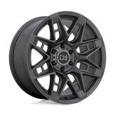 Black Rhino - CAPROCK - Gunmetal - Matte Gunmetal - 20" x 9.5", 12 Offset, 6x135 (Bolt Pattern), 87.1mm HUB