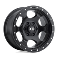 XD Series - XD131 RG1 - Black - Satin Black With Reinforcing Ring - 17" x 9", -12 Offset, 5x127 (Bolt Pattern), 78.1mm HUB