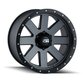 Ion Alloy - 134 - Gunmetal - MATTE GUNMETAL/BLACK BEADLOCK - 20" x 9", 18 Offset, 6x139.7 (Bolt Pattern), 106mm HUB