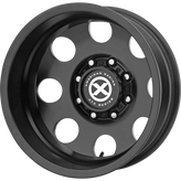 ATX Series - AX204 BAJA DUALLY - Black - SATIN BLACK - REAR - 16" x 6", -134 Offset, 8x170 (Bolt Pattern), 125.1mm HUB