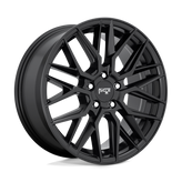 Niche - M190 GAMMA - Black - Matte Black - 18" x 8", 42 Offset, 5x112 (Bolt Pattern), 66.6mm HUB