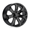 OE Creations - PR166 - Black - GLOSS BLACK - 22" x 9", 24 Offset, 6x139.7 (Bolt Pattern), 78.1mm HUB