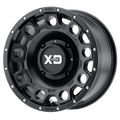 XD Powersports - XS129 HOLESHOT - Black - Satin Black - 14" x 7", 10 Offset, 4x137 (Bolt Pattern), 112.1mm HUB