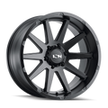 Ion Alloy - 143 - Black - MATTE BLACK - 17" x 9", 18 Offset, 5x139.7 (Bolt Pattern), 108mm HUB