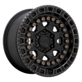 Black Rhino - CARBINE - Gunmetal - MATTE BLACK W/ MACHINED TINTED RING & BRONZE BOLTS - 20" x 9", 0 Offset, 6x114.3 (Bolt Pattern), 76.1mm HUB