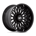 Moto Metal - MO809 STINGER - Black - GLOSS BLACK - 20" x 10", -18 Offset, 8x180 (Bolt Pattern), 124.2mm HUB