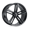 Ohm Wheels - LIGHTNING - Black - GLOSS BLACK - 20" x 9", 30 Offset, 5x114.3 (Bolt Pattern), 71.5mm HUB