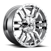 Fuel - D631 SLEDGE - Polished - CHROME PLATED - 20" x 10", -18 Offset, 8x165.1 (Bolt Pattern), 125.1mm HUB