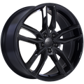 ART - Replica 177 - Black - Gloss Black - 17" x 7.5", 35 Offset, 5x112 (Bolt Pattern), 66.6mm HUB