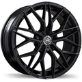 Braelin - BR10 - Black - Gloss Black - 19" x 8.5", 45 Offset, 5x120 (Bolt Pattern), 64.1mm HUB