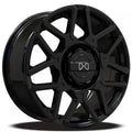 Wildland - Cyclone - Black - Gloss Black - 18" x 8", 15 Offset, 5x127, 139.7 (Bolt Pattern), 77.8mm HUB