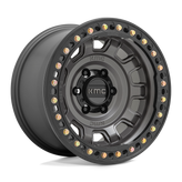 KMC Wheels - KM236 TANK BEADLOCK - Gunmetal - ANTHRACITE - 17" x 9", -38 Offset, 5x127 (Bolt Pattern), 71.5mm HUB