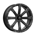 MSA Offroad Wheels - M42 BOUNTY - Black - SATIN BLACK MILLED - 20" x 7", 10 Offset, 4x156 (Bolt Pattern), 132mm HUB