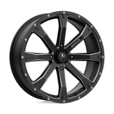 MSA Offroad Wheels - M42 BOUNTY - Black - SATIN BLACK MILLED - 20" x 7", 10 Offset, 4x156 (Bolt Pattern), 132mm HUB