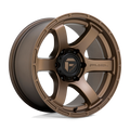 Fuel - D768 RUSH - Bronze - MATTE BRONZE - 20" x 9", 1 Offset, 6x135 (Bolt Pattern), 87.1mm HUB