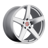 Victor Equipment Wheels - BADEN - Silver - SILVER WITH MIRROR CUT FACE - 18" x 8", 45 Offset, 5x130 (Bolt Pattern), 71.5mm HUB