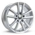 RTX Wheels - Auburn - Silver - Silver - 16" x 6.5", 35 Offset, 5x127 (Bolt Pattern), 71.5mm HUB