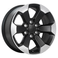 ART - Replica 167 - Black - Satin Black - Machined Face - 18" x 8", 20 Offset, 6x139.7 (Bolt Pattern), 77.8mm HUB