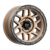 KMC Wheels - KM544 MESA - Bronze - MATTE BRONZE WITH BLACK LIP - 20" x 9", 0 Offset, 6x135 (Bolt Pattern), 87.1mm HUB