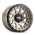 Dirty Life - ENIGMA - Gold - SATIN GOLD/BLACK LIP - 17" x 9", -12 Offset, 8x165.1 (Bolt Pattern), 130.8mm HUB