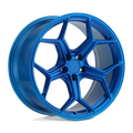 XO Luxury Wheels - HELSINKI - Electric Blue - 20" x 9", 15 Offset, 5x120 (Bolt Pattern), 76.1mm HUB