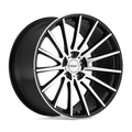 TSW Wheels - CHICANE - Black - GLOSS BLACK WITH MIRROR FACE - 19" x 9.5", 35 Offset, 5x112 (Bolt Pattern), 72.1mm HUB