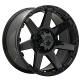 Dai Alloys - Barrett - Black - Gloss Black - 20" x 9", 20 Offset, 6x139.7 (Bolt Pattern), 108.1mm HUB