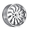 Kraze Wheels - SCRILLA - Chrome - CHROME - 26" x 10", 18 Offset, 5x127, 139.7 (Bolt Pattern), 87mm HUB