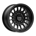 KMC Wheels - KM724 IMPACT OL - Black - SATIN BLACK - 17" x 9", -12 Offset, 6x139.7 (Bolt Pattern), 106.1mm HUB