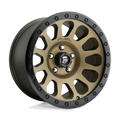 Fuel - D600 VECTOR - Bronze - MATTE BRONZE BLACK BEAD RING - 17" x 8.5", 7 Offset, 6x139.7 (Bolt Pattern), 108mm HUB