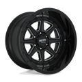 Moto Metal - MO801 PHANTOM - Black - GLOSS BLACK MILLED - 20" x 10", -18 Offset, 8x165.1 (Bolt Pattern), 125.1mm HUB