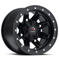 Vision Wheel ATV - 550 FIVE FIFTY - Black - Matte Black - 12" x 8", _10_2 Offset, 4x156 (Bolt Pattern), 131.1mm HUB