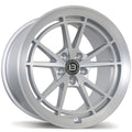 Braelin - BR11 - Silver - Satin Silver With Satin Machined Face - 19" x 11", 25 Offset, 5x120 (Bolt Pattern), 74.1mm HUB