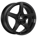 Dai Alloys - Cor - Black - Gloss Black - 16" x 7", 40 Offset, 4x108 (Bolt Pattern), 63.4mm HUB