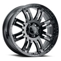 Vision Wheel Off-Road - 375 WARRIOR - Black - GLOSS BLACK - 16" x 8", 0 Offset, 6x139.7 (Bolt Pattern), 110mm HUB