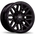 Fast HD - Menace - Black - Gloss Black - 17" x 8", 0 Offset, 6x139.7 (Bolt Pattern), 106.1mm HUB