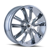 Mazzi - OBSESSION - Chrome - CHROME - 22" x 9.5", 18 Offset, 5x115, 120 (Bolt Pattern), 74.1mm HUB