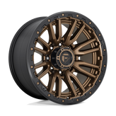 Fuel - D681 REBEL - Bronze - MATTE BRONZE BLACK BEAD RING - 20" x 10", -18 Offset, 8x170 (Bolt Pattern), 125.1mm HUB