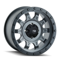 Dirty Life - ROADKILL - Gunmetal - MATTE GUNMETAL/BLACK BEADLOCK - 15" x 7", 13 Offset, 4x110 (Bolt Pattern), 79.4mm HUB