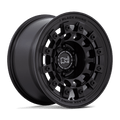 Black Rhino - FUJI - Black - MATTE BLACK - 17" x 8", 38 Offset, 5x127 (Bolt Pattern), 71.5mm HUB