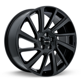 RTX Wheels - Sterling - Noir - Satin Black - 20" x 8.5", 45 Offset, 5x108 (Bolt Pattern), 63.4mm HUB