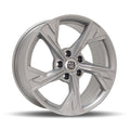 DTD - OEM+ - Silver - Silver - 17" x 7.5", 35 Offset, 5x112 (Bolt Pattern), 66.6mm HUB