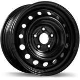 Fast Wheels - Steel / Acier - Black - Black - 16" x 6.5", 39 Offset, 5x105 (Bolt Pattern), 56.6mm HUB